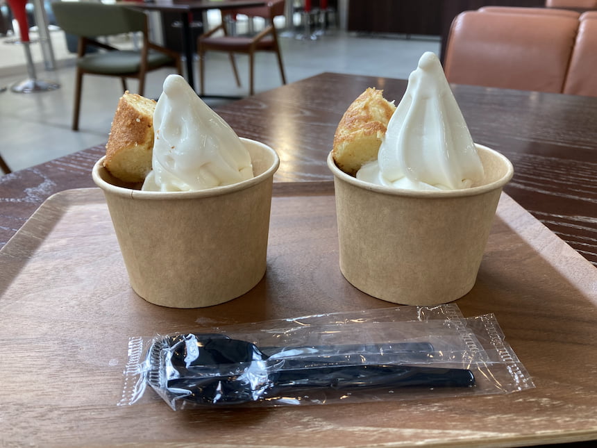 Bakery＆Table 東府や豆乳工房カフェテラス　豆乳ソフトクリーム