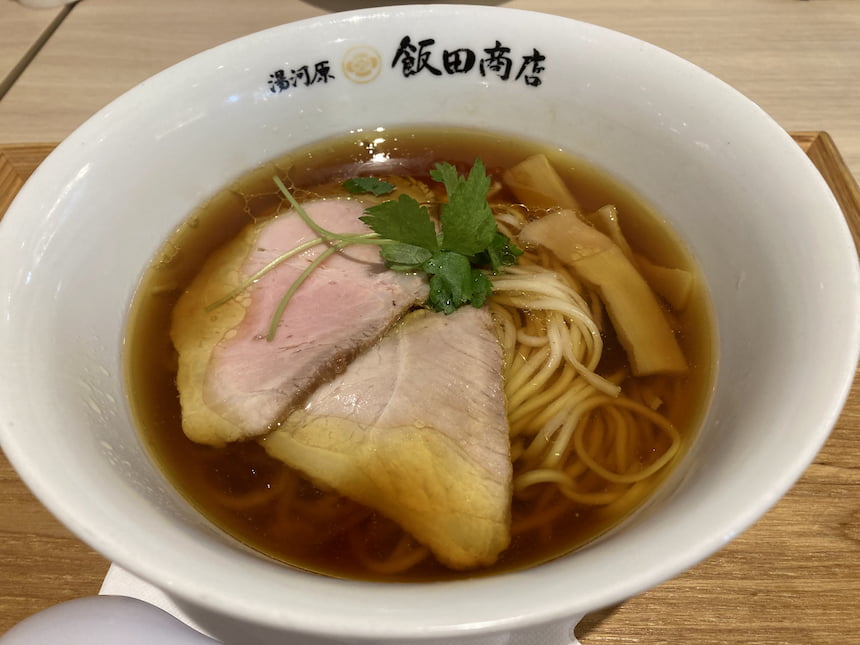 ららぽーと沼津「湯河原 飯田商店」　醤油らぁ麺